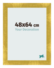 Bilderrahmen 48x64cm Gold Vintage MDF Pisa Vorne Messe | Yourdecoration.de