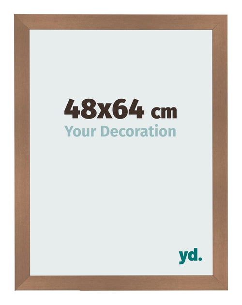 Bilderrahmen 48x64cm Kupfer Dekor MDF Bologna Vorne Messe | Yourdecoration.de