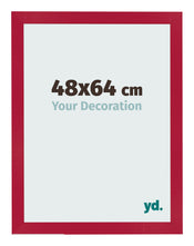 Bilderrahmen 48x64cm Rot MDF Bologna Vorne Messe | Yourdecoration.de