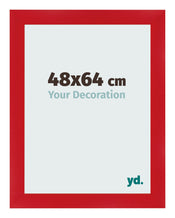 Bilderrahmen 48x64cm Rot MDF Pisa Vorne Messe | Yourdecoration.de