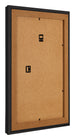 Bilderrahmen 48x64cm Schwarz Gemasert MDF Lazio Ruckseite Schrag | Yourdecoration.de