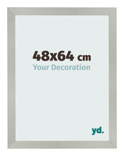 Bilderrahmen 48x64cm Silber Matt MDF Bologna Vorne Messe | Yourdecoration.de