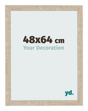 Bilderrahmen 48x64cm Sonoma Eiche MDF Bologna Vorne Messe | Yourdecoration.de