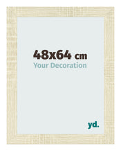 Bilderrahmen 48x64cm Sonoma Eiche MDF Pisa Vorne Messe | Yourdecoration.de