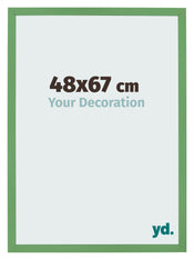 Bilderrahmen 48x67 cm Grun MDF Bologna Vorne Messe | Yourdecoration.de