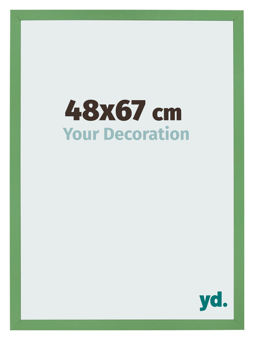 Bilderrahmen 48x67 cm Grun MDF Bologna Vorne Messe | Yourdecoration.de