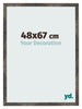 Bilderrahmen 48x67 cm Oxidiertes Metall MDF Bologna Vorne Messe | Yourdecoration.de