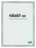 Bilderrahmen 48x67cm Aluminium Gebürstet MDF Bologna Vorne Messe | Yourdecoration.de