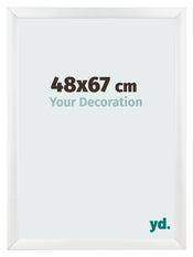 Bilderrahmen 48x67cm Weiß Vintage MDF Pisa Vorne Messe | Yourdecoration.de
