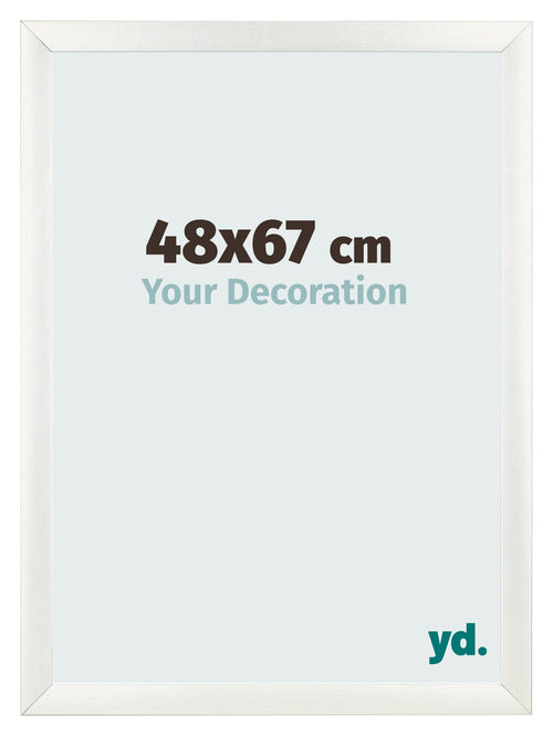Bilderrahmen 48x67cm Weiß Vintage MDF Pisa Vorne Messe | Yourdecoration.de