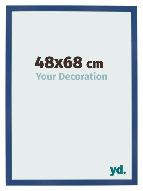 Bilderrahmen 48x68 cm Dunkelblau MDF Bologna Vorne Messe | Yourdecoration.de