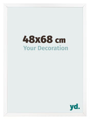 Bilderrahmen 48x68 cm Weiss Matt MDF Bologna Vorne Messe | Yourdecoration.de