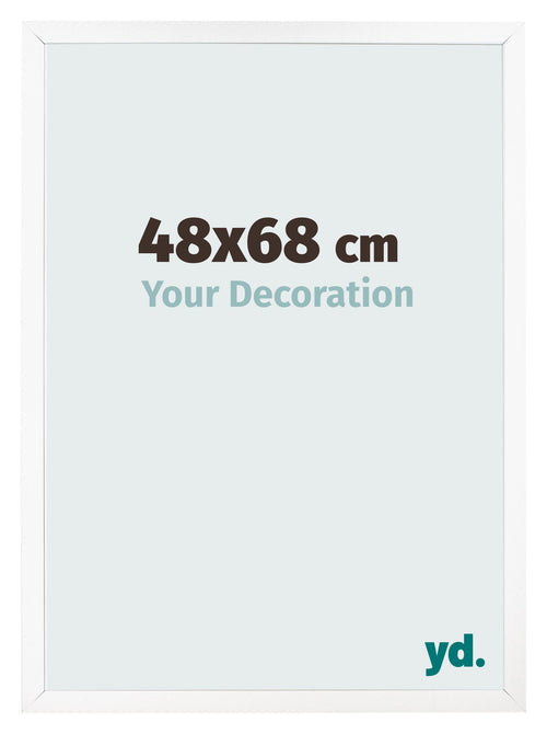 Bilderrahmen 48x68 cm Weiss Matt MDF Bologna Vorne Messe | Yourdecoration.de