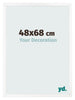 Bilderrahmen 48x68 cm Weiss Matt MDF Bologna Vorne Messe | Yourdecoration.de