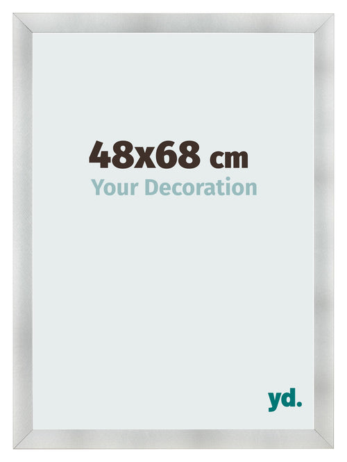 Bilderrahmen 48x68cm Aluminium Gebürstet MDF Pisa Vorne Messe | Yourdecoration.de