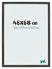 Bilderrahmen 48x68cm Antrazit MDF Bologna Vorne Messe | Yourdecoration.de