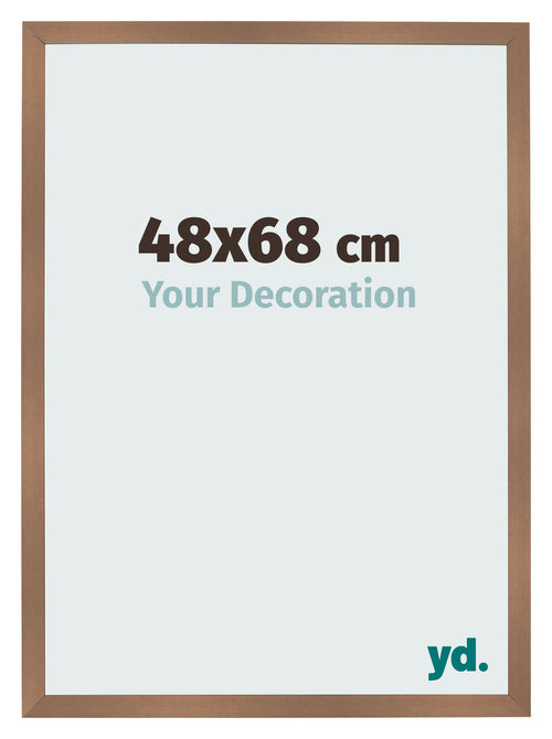 Bilderrahmen 48x68cm Kupfer Dekor MDF Bologna Vorne Messe | Yourdecoration.de