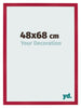 Bilderrahmen 48x68cm Rot MDF Bologna Vorne Messe | Yourdecoration.de