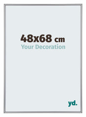 Annecy Kunststoff Bilderrahmen 48x68cm Silber Vorne Messe | Yourdecoration.de