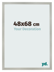 Bilderrahmen 48x68cm Silber Matt MDF Bologna Vorne Messe | Yourdecoration.de