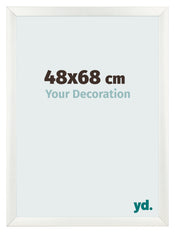 Bilderrahmen 48x68cm Weiß Vintage MDF Pisa Vorne Messe | Yourdecoration.de