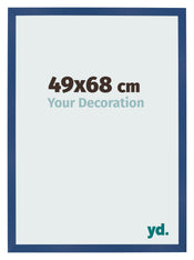 Bilderrahmen 49x68 cm Dunkelblau MDF Bologna Vorne Messe | Yourdecoration.de