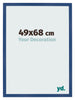 Bilderrahmen 49x68 cm Dunkelblau MDF Bologna Vorne Messe | Yourdecoration.de