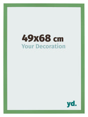 Bilderrahmen 49x68 cm Grun MDF Bologna Vorne Messe | Yourdecoration.de