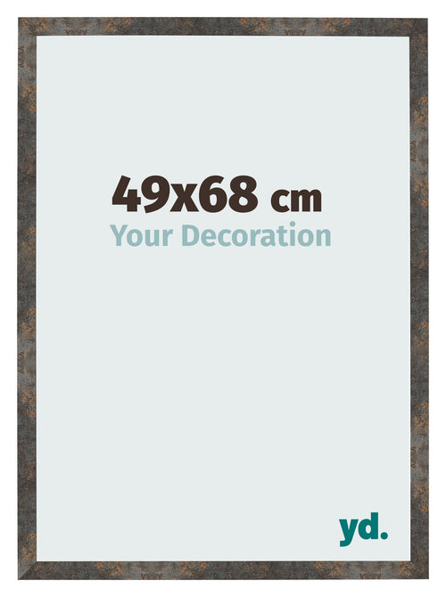 Bilderrahmen 49x68 cm Oxidiertes Metall MDF Bologna Vorne Messe | Yourdecoration.de
