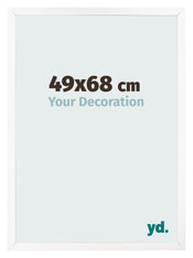 Bilderrahmen 49x68 cm Weiss Matt MDF Bologna Vorne Messe | Yourdecoration.de