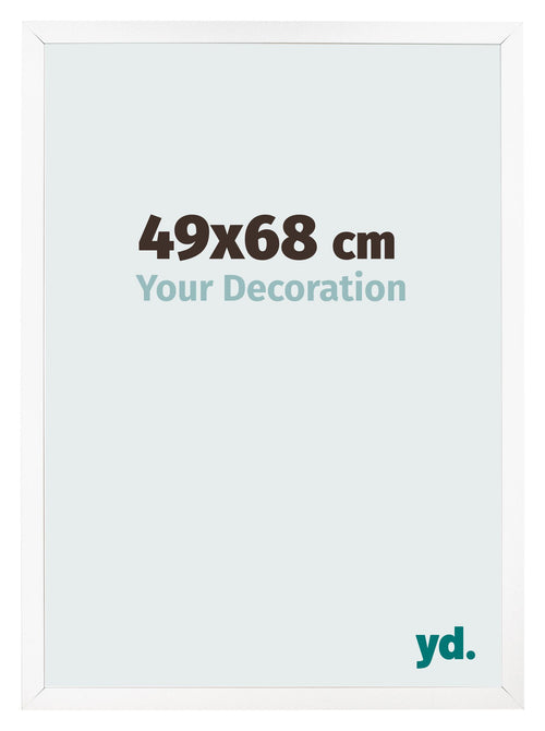 Bilderrahmen 49x68 cm Weiss Matt MDF Bologna Vorne Messe | Yourdecoration.de