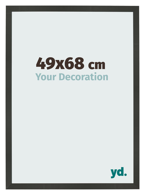 Bilderrahmen 49x68cm Antrazit MDF Bologna Vorne Messe | Yourdecoration.de