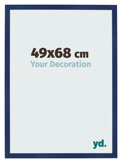 Bilderrahmen 49x68cm Dunkelblau Gewischt MDF Bologna Vorne Messe | Yourdecoration.de