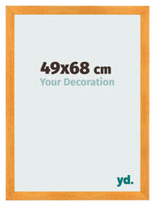 Bilderrahmen 49x68cm Orange MDF Pisa Vorne Messe | Yourdecoration.de