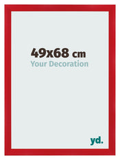 Bilderrahmen 49x68cm Rot MDF Pisa Vorne Messe | Yourdecoration.de