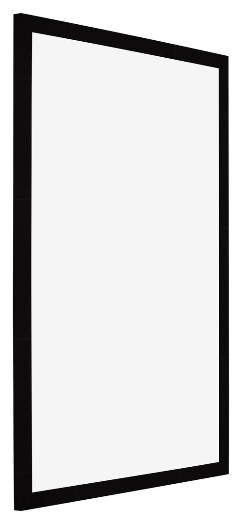 Bilderrahmen 49x68cm Schwarz Hochglanz MDF Bologna Vorne Schrag | Yourdecoration.de