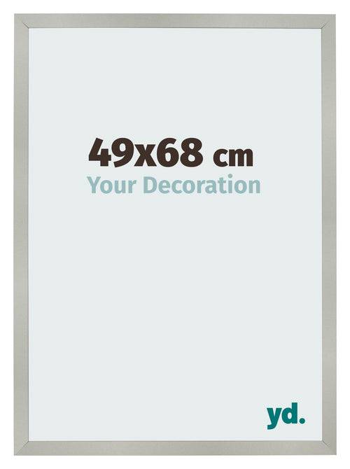 Bilderrahmen 49x68cm Silber Matt MDF Bologna Vorne Messe | Yourdecoration.de