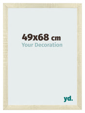 Bilderrahmen 49x68cm Sonoma Eiche MDF Pisa Vorne Messe | Yourdecoration.de