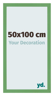 Bilderrahmen 50x100 cm Grun MDF Bologna Vorne Messe | Yourdecoration.de