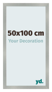 Bilderrahmen 50x100cm Aluminium Gebürstet MDF Bologna Vorne Messe | Yourdecoration.de