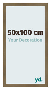 Bilderrahmen 50x100cm Bronze Dekor MDF Bologna Vorne Messe | Yourdecoration.de