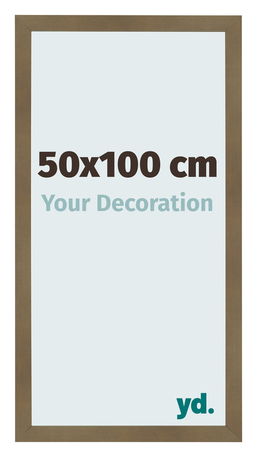 Bilderrahmen 50x100cm Bronze Dekor MDF Bologna Vorne Messe | Yourdecoration.de