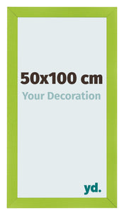 Bilderrahmen 50x100cm Grün MDF Pisa Vorne Messe | Yourdecoration.de