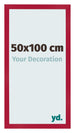 Bilderrahmen 50x100cm Rot MDF Bologna Vorne Messe | Yourdecoration.de