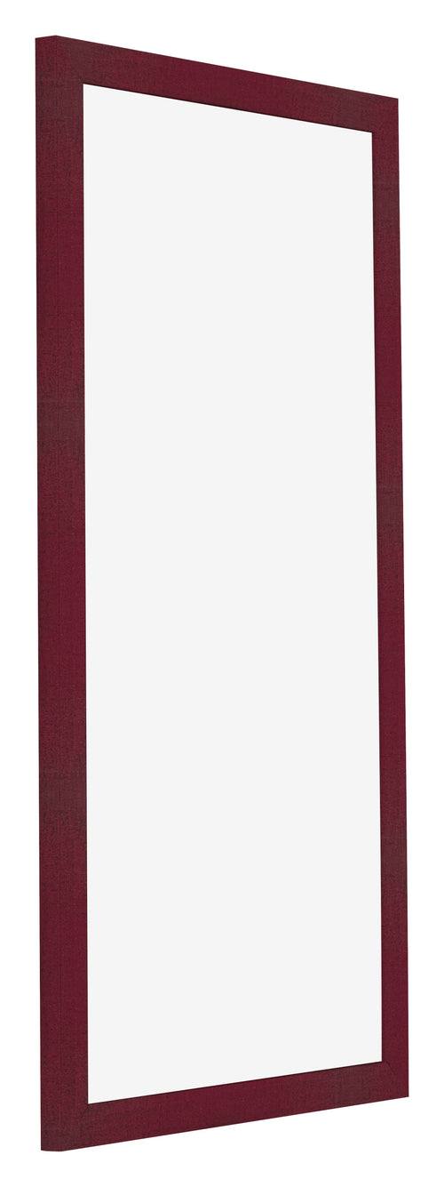 Bilderrahmen 50x100cm Weinrot Gewischt MDF Bologna Vorne Schrag | Yourdecoration.de