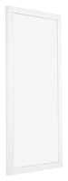 Bilderrahmen 50x100cm Weiss Hochglanz MDF Bologna Vorne Schrag | Yourdecoration.de