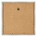 Bilderrahmen 50x50cm Aluminium Gebürstet MDF Bologna Ruckseite | Yourdecoration.de