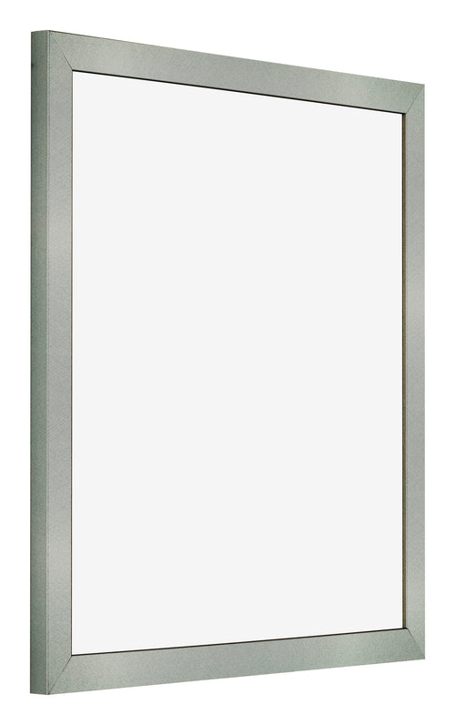 Bilderrahmen 50x50cm Aluminium Gebürstet MDF Bologna Vorne Schrag | Yourdecoration.de