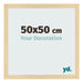 Bilderrahmen 50x50cm Buche Dekor MDF Bologna Vorne Messe | Yourdecoration.de