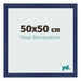 Bilderrahmen 50x50cm Dunkelblau Gewischt MDF Bologna Vorne Messe | Yourdecoration.de